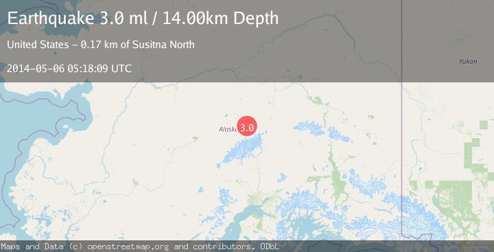 Map of CENTRAL ALASKA