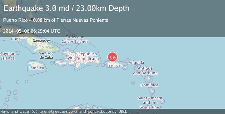 Map of PUERTO RICO REGION