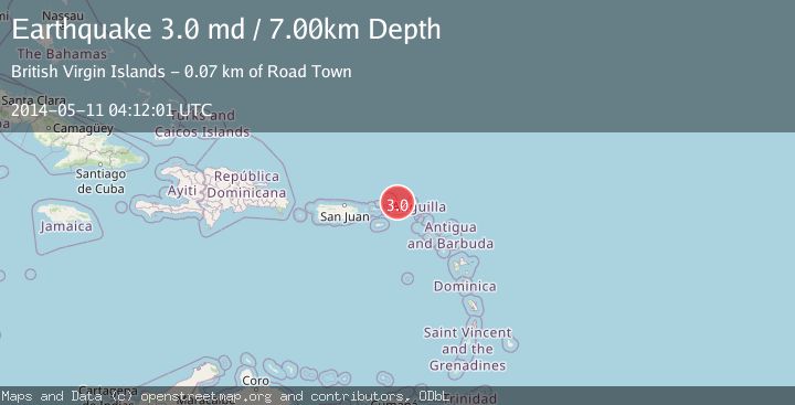 Map of VIRGIN ISLANDS REGION