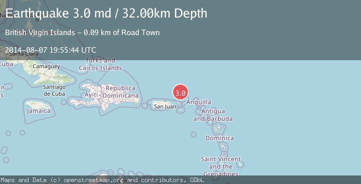 Map of VIRGIN ISLANDS REGION