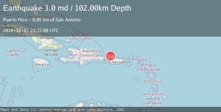 Map of PUERTO RICO REGION