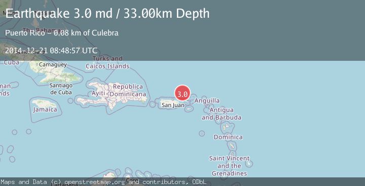 Map of PUERTO RICO REGION