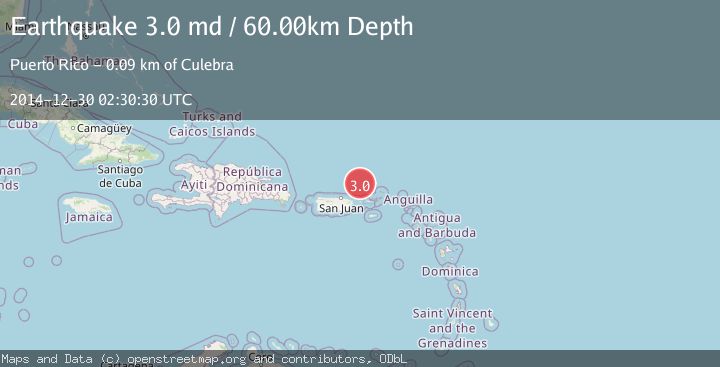 Map of PUERTO RICO REGION