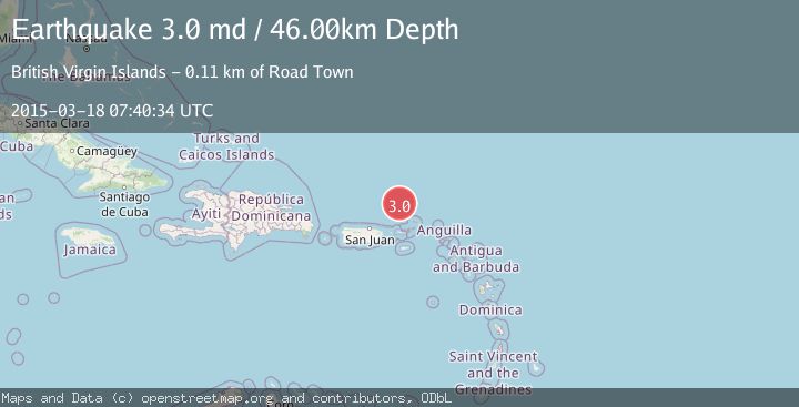 Map of VIRGIN ISLANDS REGION