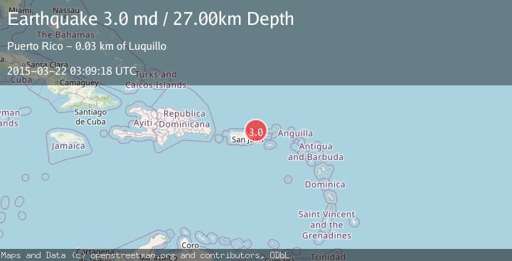 Map of PUERTO RICO REGION