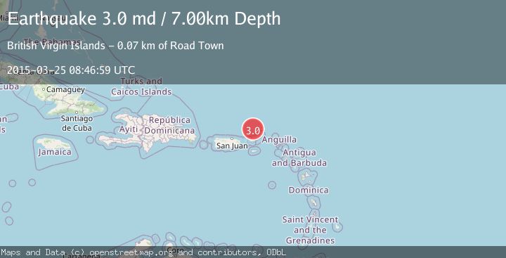 Map of VIRGIN ISLANDS REGION