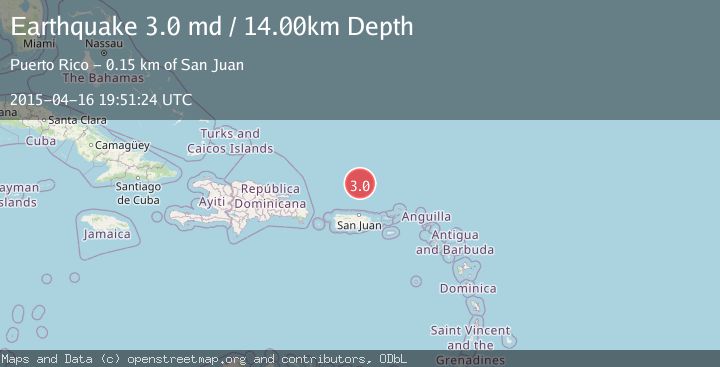 Map of PUERTO RICO REGION