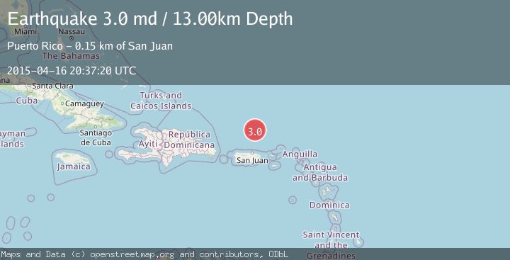 Map of PUERTO RICO REGION