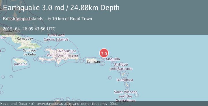 Map of VIRGIN ISLANDS REGION