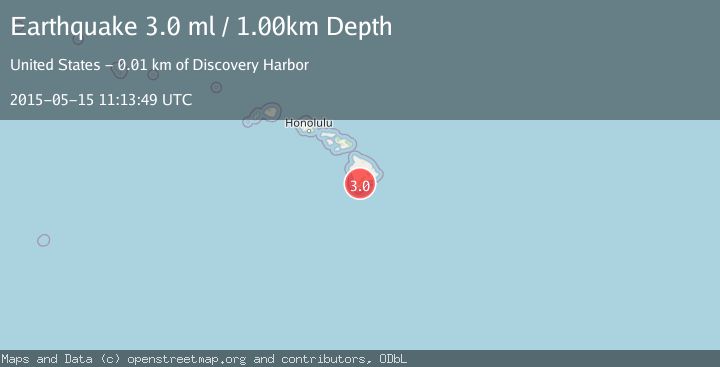 Map of ISLAND OF HAWAII, HAWAII