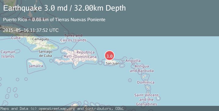 Map of PUERTO RICO REGION
