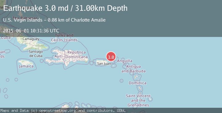 Map of VIRGIN ISLANDS REGION