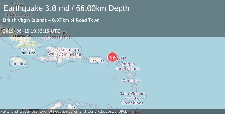 Map of VIRGIN ISLANDS REGION