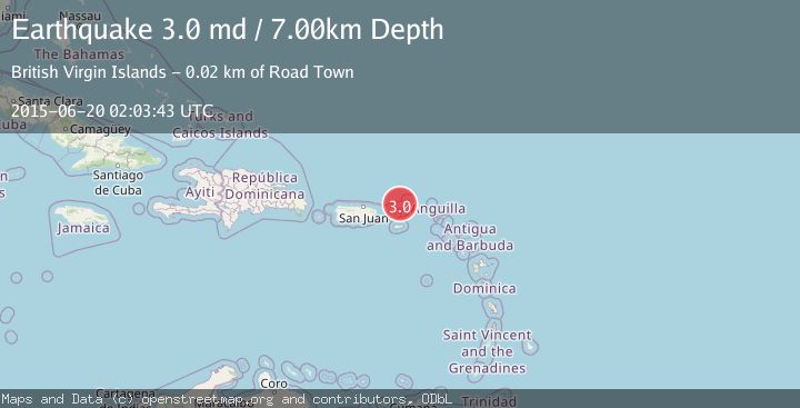 Map of VIRGIN ISLANDS REGION