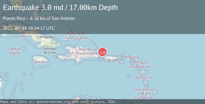 Map of PUERTO RICO REGION