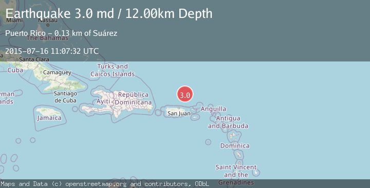Map of PUERTO RICO REGION