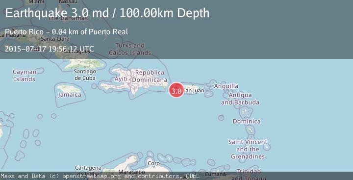 Map of MONA PASSAGE, PUERTO RICO