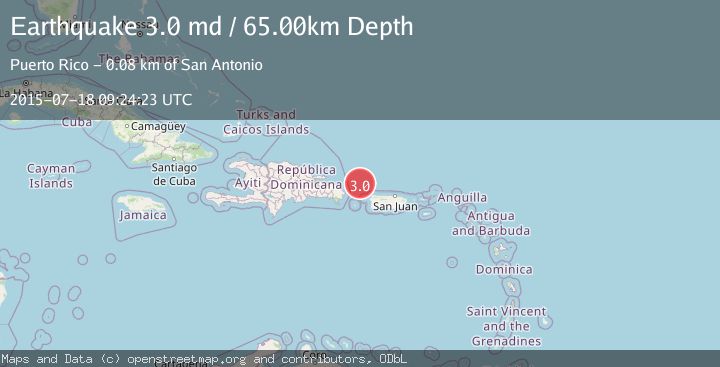 Map of PUERTO RICO REGION