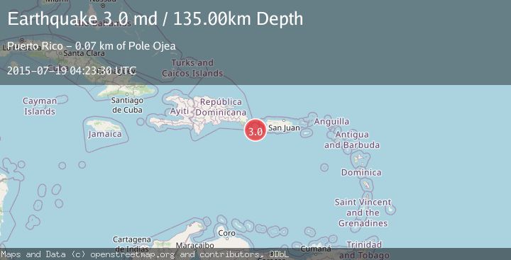 Map of PUERTO RICO REGION
