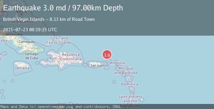 Map of VIRGIN ISLANDS REGION