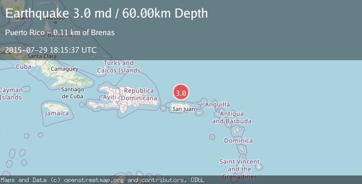 Map of PUERTO RICO REGION