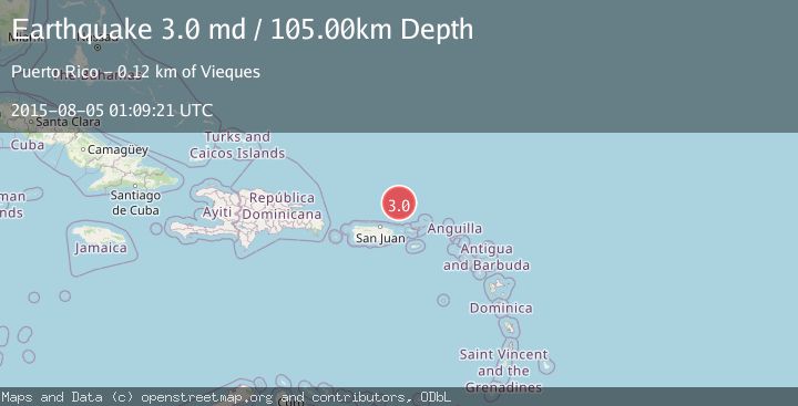 Map of PUERTO RICO REGION