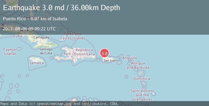 Map of PUERTO RICO REGION