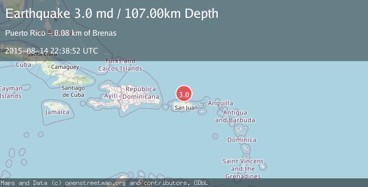 Map of PUERTO RICO REGION