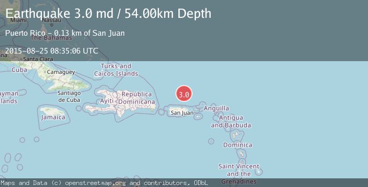 Map of PUERTO RICO REGION