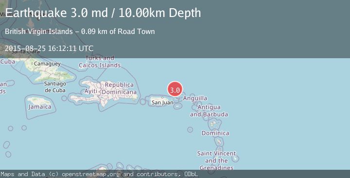Map of VIRGIN ISLANDS REGION