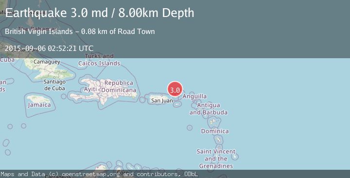 Map of VIRGIN ISLANDS REGION