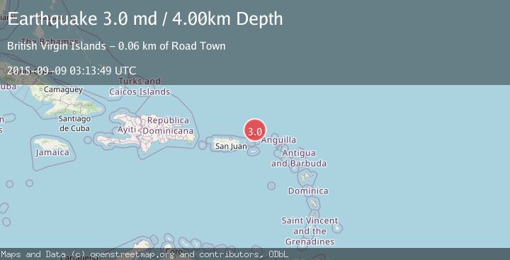 Map of VIRGIN ISLANDS REGION