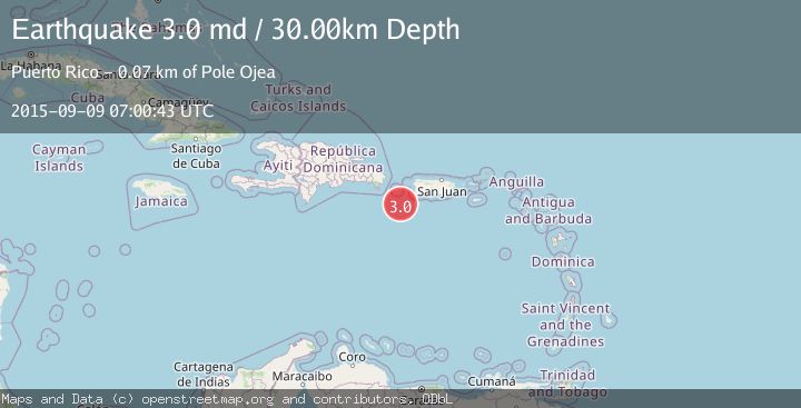 Map of PUERTO RICO REGION