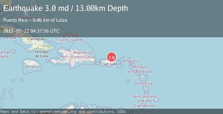 Map of PUERTO RICO REGION