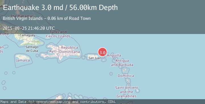 Map of VIRGIN ISLANDS REGION