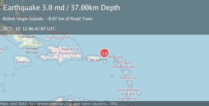 Map of VIRGIN ISLANDS REGION