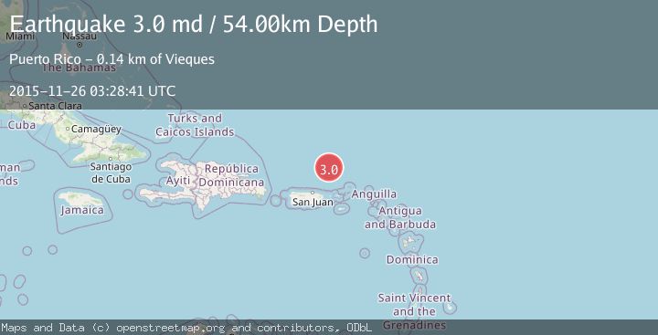 Map of PUERTO RICO REGION