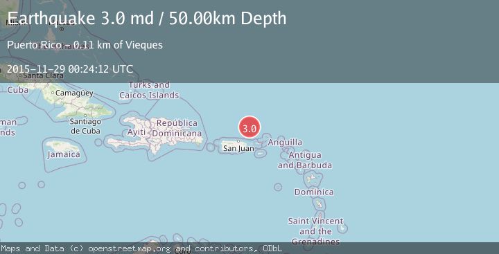 Map of PUERTO RICO REGION