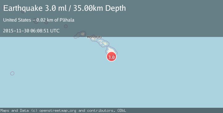 Map of ISLAND OF HAWAII, HAWAII