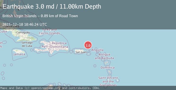 Map of VIRGIN ISLANDS REGION