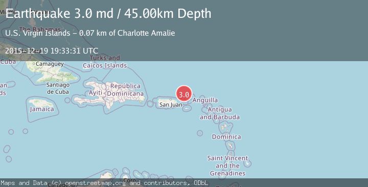 Map of VIRGIN ISLANDS REGION