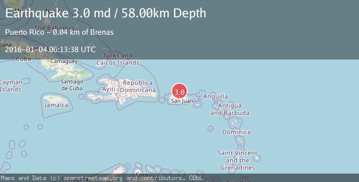 Map of PUERTO RICO REGION