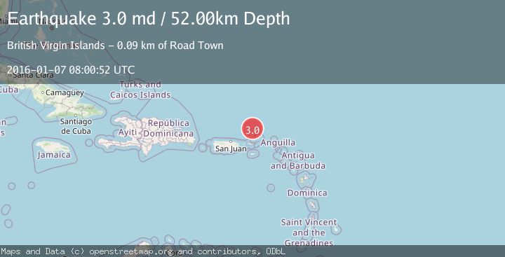 Map of VIRGIN ISLANDS REGION