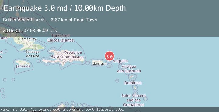 Map of VIRGIN ISLANDS REGION