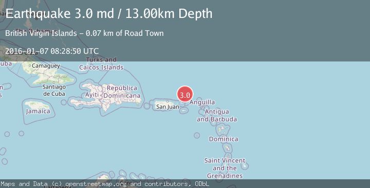 Map of VIRGIN ISLANDS REGION