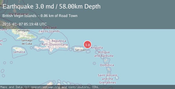 Map of VIRGIN ISLANDS REGION