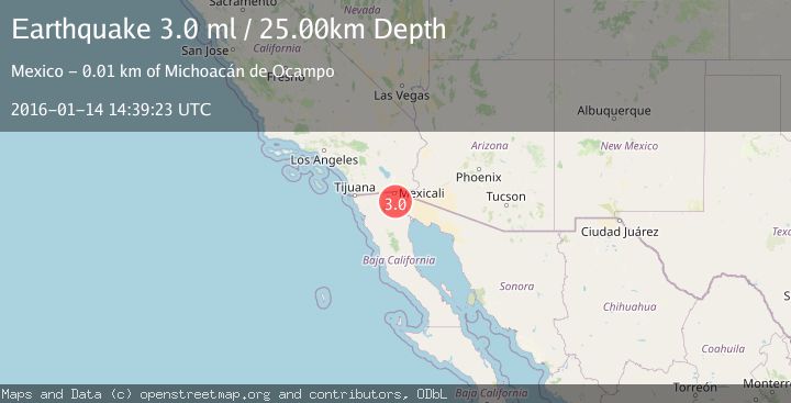 Map of BAJA CALIFORNIA, MEXICO