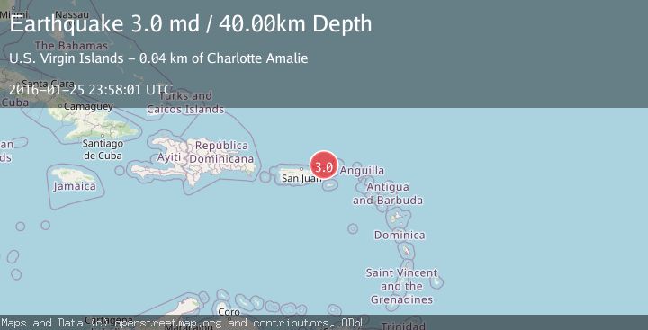 Map of VIRGIN ISLANDS REGION