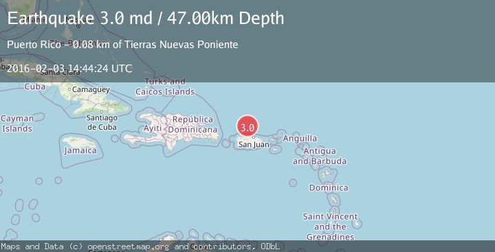 Map of PUERTO RICO REGION