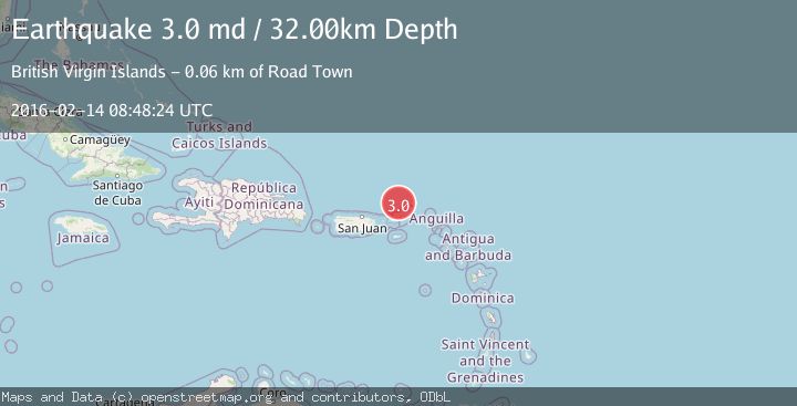 Map of VIRGIN ISLANDS REGION